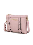 Load image into Gallery viewer, (blush pink)Elsie Multi Compartment Crossbody Bag by Mia k - BagNook
