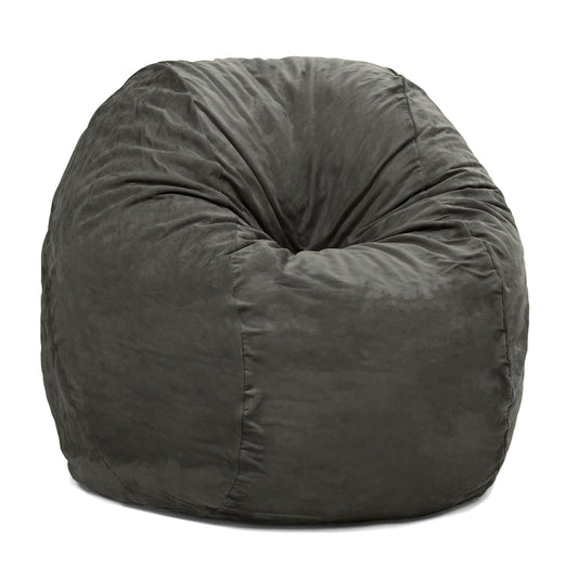 Jaxx Saxx 5 Ft Large Bean Bag, Charcoal - BagNook