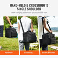 Load image into Gallery viewer, VEVOR Cooler Bag, 20L Insulated w/Molle Design, Black - BagNook
