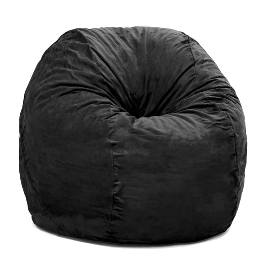Jaxx Saxx 5 Ft Large Bean Bag, Black - BagNook