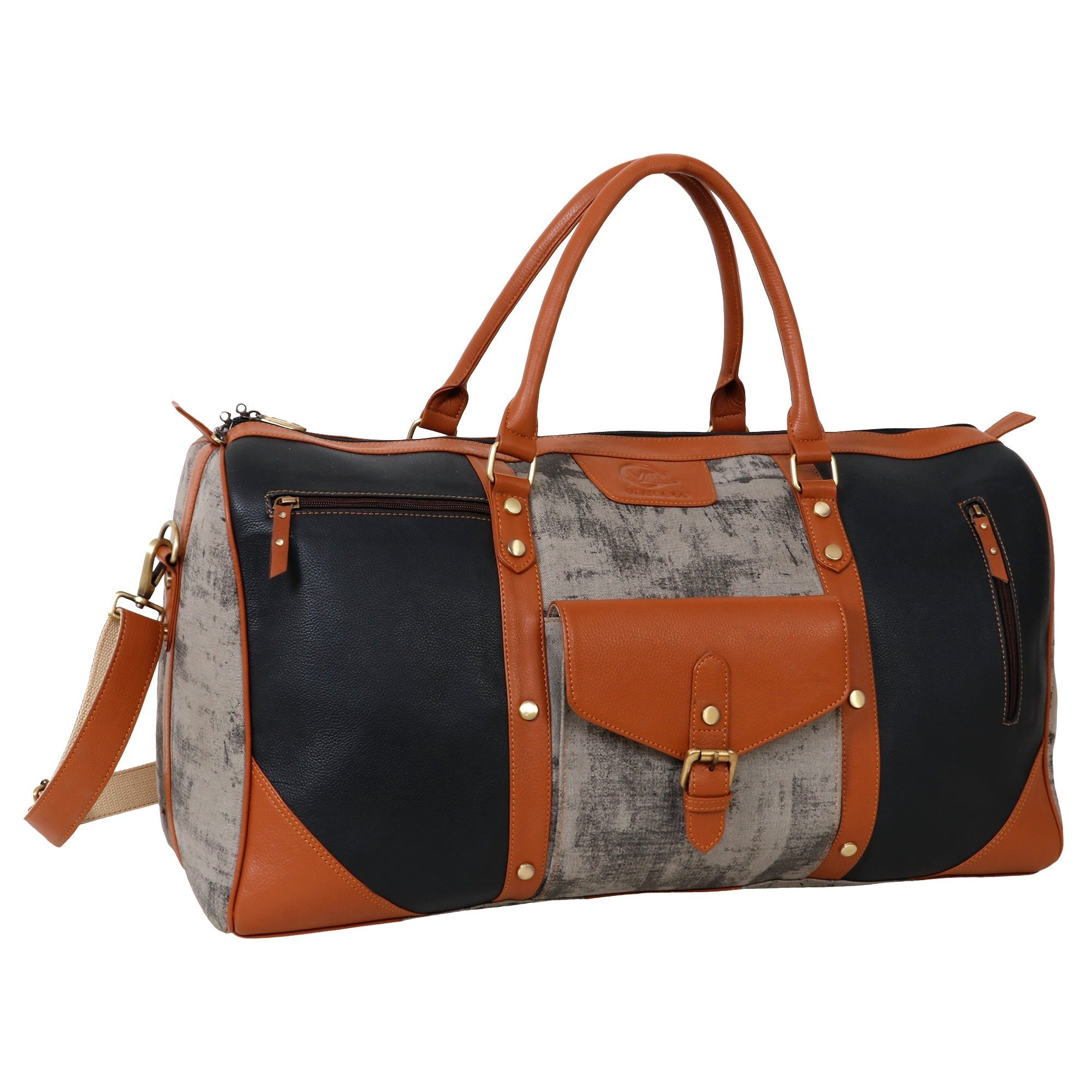 Vaan & Co. | Hardy Black Duffel - upcycled - BagNook