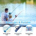 Load image into Gallery viewer, (pink)Kids Starter Kit Fishing Pole Set - BagNook
