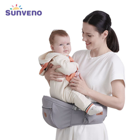 (gray)SUNVENO Baby Hipseat Carrier - BagNook