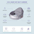Load image into Gallery viewer, (gray)SUNVENO Baby Hipseat Carrier - BagNook
