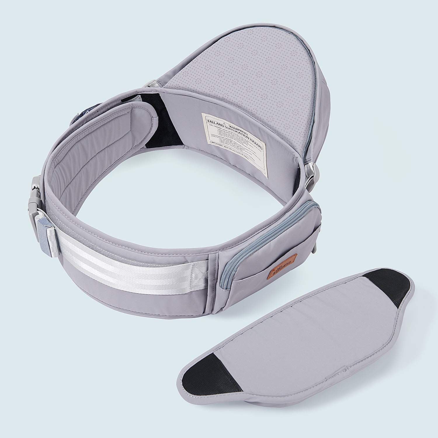 (gray)SUNVENO Baby Hipseat Carrier - BagNook