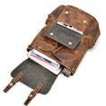 Load image into Gallery viewer, (brown)The Hagen Backpack | Vintage Leather Backpack - BagNook
