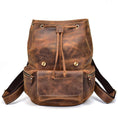 Load image into Gallery viewer, (brown)The Hagen Backpack | Vintage Leather Backpack - BagNook
