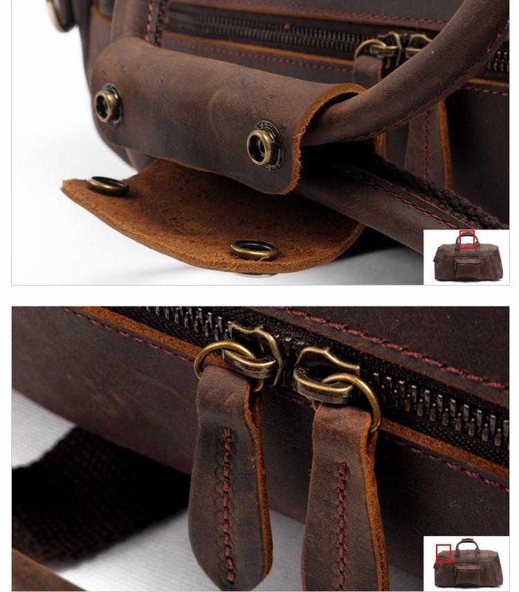 The Asta Weekender | Handcrafted Leather Duffle Bag - BagNook