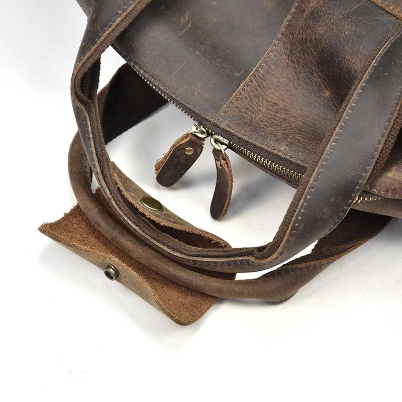 The Colden Duffle Bag | Large Capacity Leather Weekender Bag - BagNook