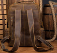 Load image into Gallery viewer, The Langley Backpack | Vintage Leather Backpack - BagNook
