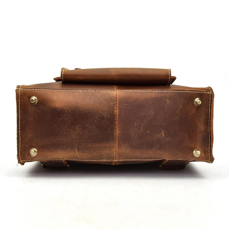 (brown)The Vali Backpack | Handmade Vintage Leather - BagNook