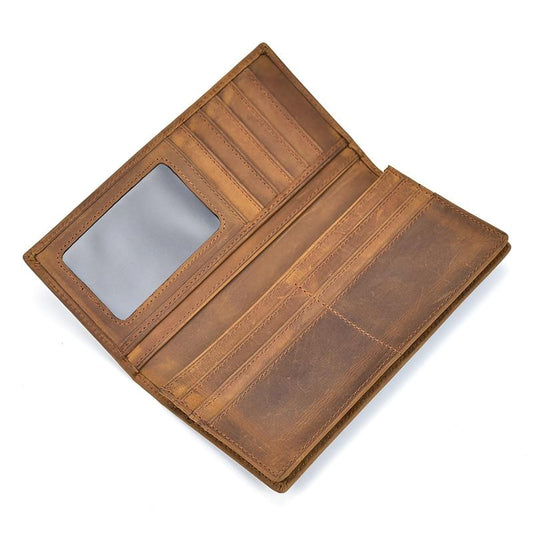 The Pathfinder Bifold Wallet | Genuine Leather Pocket Book Wallet - BagNook