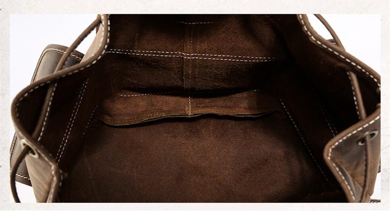 The Thorsen Backpack | Small Handmade Genuine Leather Backpack - BagNook