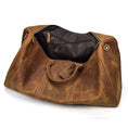 Load image into Gallery viewer, (brown)The Bjarke Weekender | Handcrafted Leather Duffel - BagNook
