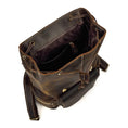 Load image into Gallery viewer, (dark brown)The Hagen Backpack | Vintage Leather Backpack - BagNook
