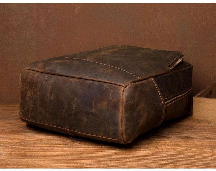 The Vernon Backpack | Genuine Vintage Leather Minimalist Backpack - BagNook