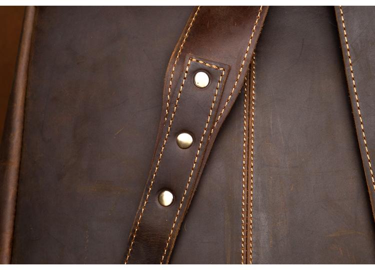 The Vernon Backpack | Genuine Vintage Leather Minimalist Backpack - BagNook