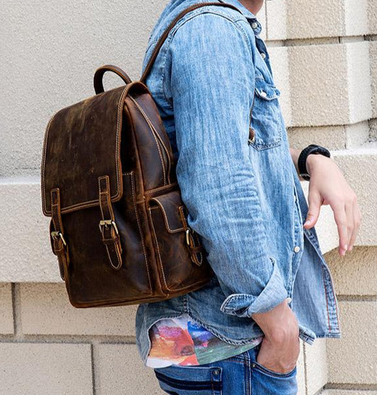 The Freja Backpack | Handcrafted Leather Backpack - BagNook
