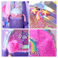 Load image into Gallery viewer, (purple)Unicorn Sequins Backpack - BagNook
