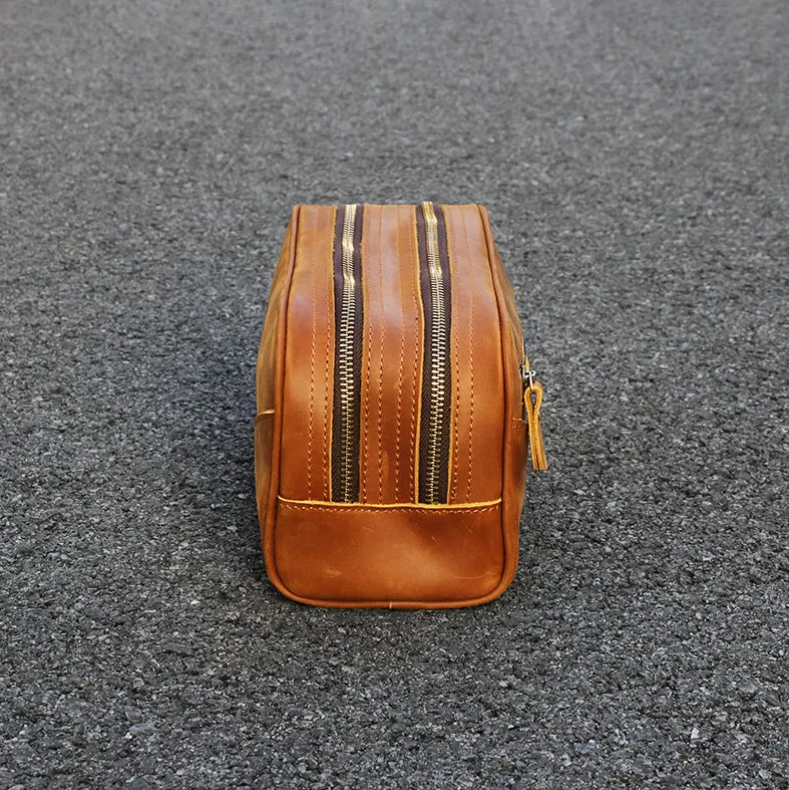 The Nomad Toiletry Bag | Leather Travel Toiletry Bag - BagNook