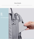 Load image into Gallery viewer, (gray)Sunveno Quilted Diaper Bag - BagNook
